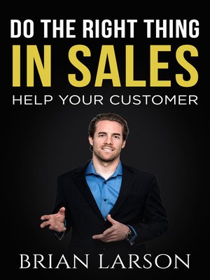cover image of Do the Right Thing In Sales